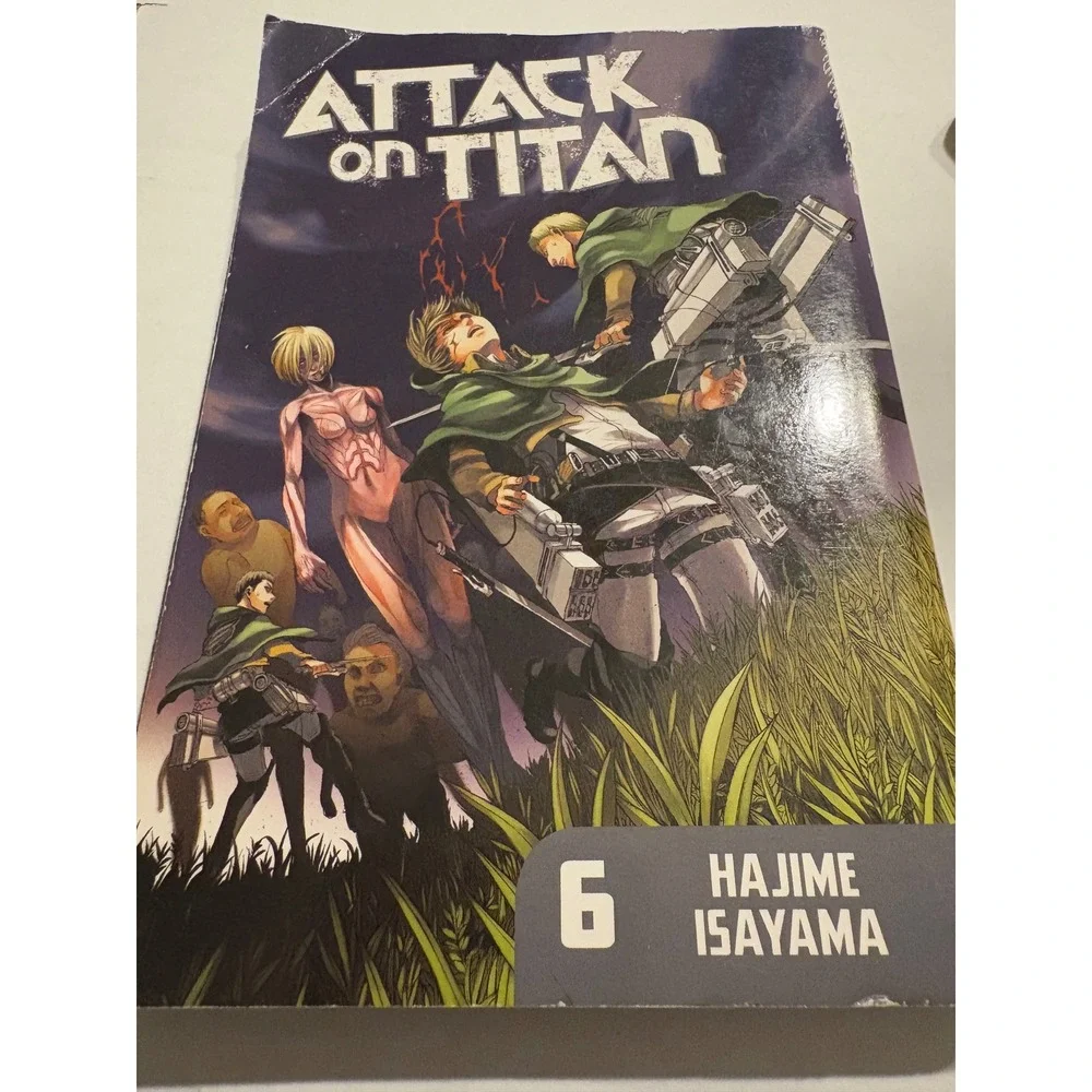 Attack on Titan Manga Volumes 4 5 & 6 English‎ Graphic Novels Anime Comic Books
